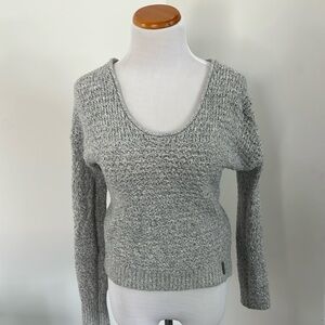 Abercrombie and Fitch gray scoop neck sweater size XS